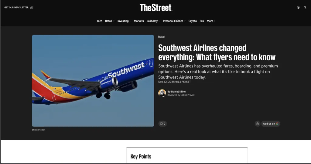 The Street: Southwest Airlines changed everything: What flyers need to know